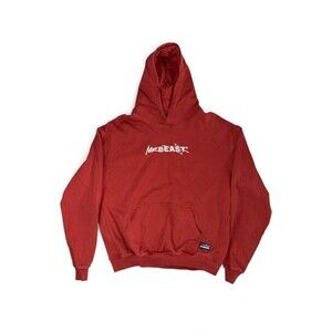MrBeast Rust Orange Logo Hoodie | Size Medium